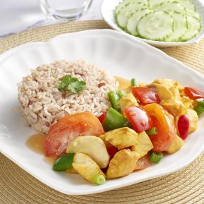 Ginger chicken with rice